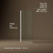 KOHLER K-707205-L Aerie 32" bath screen