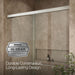 KOHLER K-707206-L Revel 76" H sliding shower door with 5/16"-thick glass, anodized brushed nickel - view 5