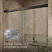 KOHLER K-707206-L Revel 76" H sliding shower door with 5/16"-thick glass, anodized dark bronze - view 5