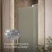 KOHLER K-707500-D3 Revel Pivot shower door, 70" H x 27-5/16 - 31-1/8" W, with 1/4" thick Frosted glass, bright polished...