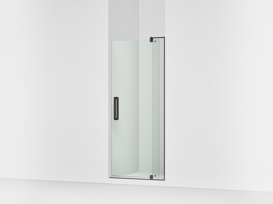 KOHLER K-707500-L Revel Pivot shower door, 70" H x 27-5/16 - 31-1/8" W, with 1/4" thick Crystal Clear glass, anodized...