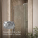 KOHLER K-707500-L Revel Pivot shower door, 70" H x 27-5/16 - 31-1/8" W, with 1/4" thick Crystal Clear glass, bright...
