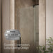 Kohler Revel Pivot shower door, 74" H x 27-5/16 - 31-1/8" W, with 5/16" thick Crystal Clear glass