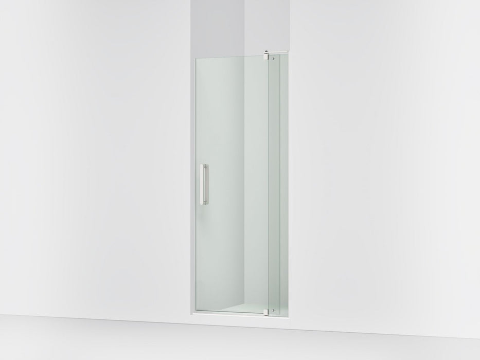 Kohler Revel Pivot shower door, 74" H x 27-5/16 - 31-1/8" W, with 5/16" thick Crystal Clear glass
