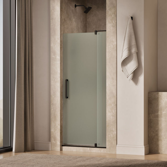 KOHLER K-707511-D3 Revel Pivot shower door, 70" H x 31-1/8 - 36" W, with 5/16" thick Frosted glass