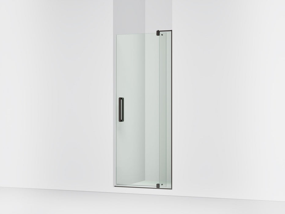 KOHLER K-707516-L Revel Pivot shower door, 74" H x 31-1/8 - 36" W, with 5/16" thick Crystal Clear glass