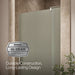 KOHLER K-707531-D3 Revel Pivot shower door, 70" H x 35-1/8 - 40" W, with 5/16" thick Frosted glass, anodized brushed...