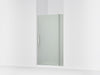 KOHLER K-707531-D3 Revel Pivot shower door, 70" H x 35-1/8 - 40" W, with 5/16" thick Frosted glass, bright polished silver