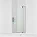 KOHLER K-707531-L Revel Pivot shower door, 70" H x 35-1/8 - 40" W, with 5/16" thick Crystal Clear glass, anodized dark...