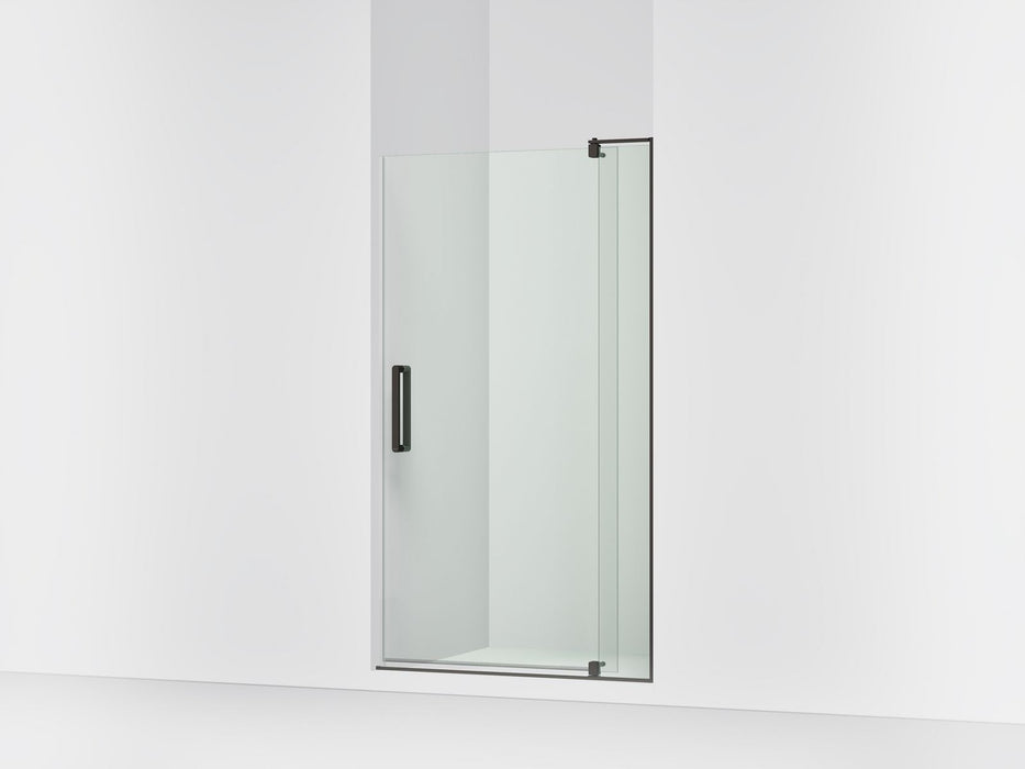 KOHLER K-707541-L Revel Pivot shower door, 70" H x 39-1/8 - 44" W, with 5/16" thick Crystal Clear glass