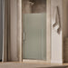 KOHLER K-707541-D3 Revel Pivot shower door, 70" H x 39-1/8 - 44" W, with 5/16" thick Frosted glass, anodized brushed...