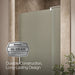 KOHLER K-707541-D3 Revel Pivot shower door, 70" H x 39-1/8 - 44" W, with 5/16" thick Frosted glass, bright polished...