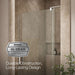 KOHLER K-707541-L Revel Pivot shower door, 70" H x 39-1/8 - 44" W, with 5/16" thick Crystal Clear glass, bright polished...