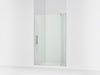 KOHLER K-707551-L Revel 70" H pivot shower door with 5/16"-thick glass, anodized brushed nickel