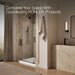KOHLER K-707551-L Revel 70" H pivot shower door with 5/16"-thick glass, anodized dark bronze - view 5