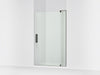 KOHLER K-707556-L Revel Pivot shower door, 74" H x 43-1/8 - 48" W, with 5/16" thick Crystal Clear glass