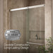 KOHLER K-707606-6L Elate Sliding shower door, 70-1/2" H x 44-1/4 - 47-5/8" W, with 1/4" thick Crystal Clear glass, bright...
