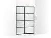 KOHLER K-707606-6G80 Elate Sliding shower door, 70-1/2" H x 44-1/4 - 47-5/8" W, with 1/4" thick Frosted glass with recta