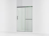 KOHLER K-707606-6L Elate Sliding shower door, 70-1/2" H x 44-1/4 - 47-5/8" W, with 1/4" thick Crystal Clear glass