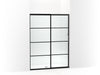 KOHLER K-707607-6G79 Elate Sliding shower door, 70-1/2" H x 50-1/4 - 53-5/8" W, with 1/4" thick Crystal Clear glass with