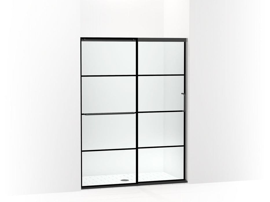KOHLER K-707607-6G79 Elate Sliding shower door, 70-1/2" H x 50-1/4 - 53-5/8" W, with 1/4" thick Crystal Clear glass with