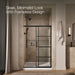 KOHLER K-707607-6G79 Elate Sliding shower door, 70-1/2" H x 50-1/4 - 53-5/8" W, with 1/4" thick Crystal Clear glass with