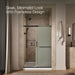 KOHLER K-707607-6D3 Elate Sliding shower door, 70-1/2" H x 50-1/4 - 53-5/8" W, with 1/4" thick Frosted glass