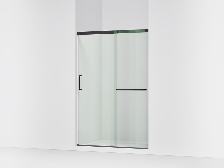 KOHLER K-707607-6L Elate Sliding shower door, 70-1/2" H x 50-1/4 - 53-5/8" W, with 1/4" thick Crystal Clear glass