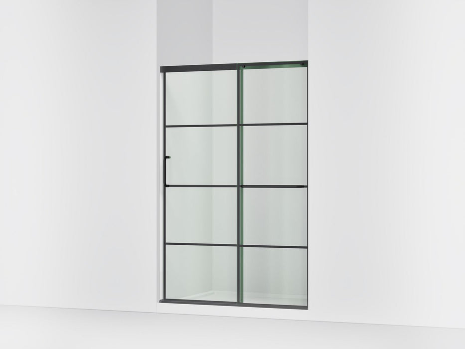 KOHLER K-707607-6G79 Elate Sliding shower door, 70-1/2" H x 50-1/4 - 53-5/8" W, with 1/4" thick Crystal Clear glass with