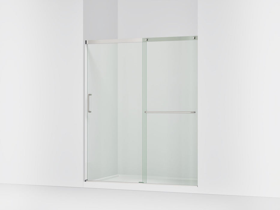 KOHLER K-707608-6L Elate Sliding shower door, 70-1/2" H x 56-1/4 - 59-5/8" W, with 1/4" thick Crystal Clear glass