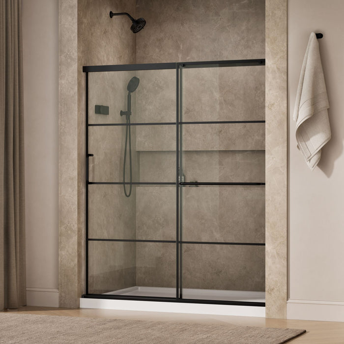KOHLER K-707608-6G79 Elate Sliding shower door, 70-1/2" H x 56-1/4 - 59-5/8" W, with 1/4" thick Crystal Clear glass with