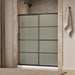 KOHLER K-707608-6G80 Elate Sliding shower door, 70-1/2" H x 56-1/4 - 59-5/8" W, with 1/4" thick Frosted glass with recta
