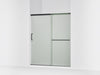 KOHLER K-707608-6D3 Elate Sliding shower door, 70-1/2" H x 56-1/4 - 59-5/8" W, with 1/4" thick Frosted glass