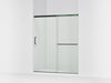 KOHLER K-707608-6L Elate Sliding shower door, 70-1/2" H x 56-1/4 - 59-5/8" W, with 1/4" thick Crystal Clear glass