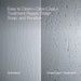 KOHLER K-707609-6G79 Elate Sliding bath door, 56-3/4" H x 56-1/4 - 59-5/8" W, with 1/4" thick Crystal Clear glass with...