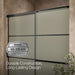 KOHLER K-707609-6G80 Elate Sliding bath door, 56-3/4" H x 56-1/4 - 59-5/8" W, with 1/4" thick Frosted glass with...