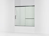 KOHLER K-707609-6L Elate 56-3/4" H sliding bath door with 1/4"-thick glass