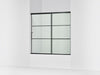 KOHLER K-707609-6G79 Elate Sliding bath door, 56-3/4" H x 56-1/4 - 59-5/8" W, with 1/4" thick Crystal Clear glass with r