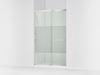 KOHLER K-707613-8G81 Elate Sliding shower door, 75-1/2" H x 44-1/4 - 47-5/8" W, with heavy 5/16" thick Crystal Clear...