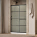KOHLER K-707613-8G80 Elate Sliding shower door, 75-1/2" H x 44-1/4 - 47-5/8" W, with heavy 5/16" thick Frosted glass wit