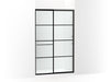 KOHLER K-707613-8G79 Elate Sliding shower door, 75-1/2" H x 44-1/4 - 47-5/8" W, with heavy 5/16" thick Crystal Clear gla