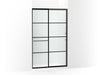 KOHLER K-707613-8G80 Elate Sliding shower door, 75-1/2" H x 44-1/4 - 47-5/8" W, with heavy 5/16" thick Frosted glass wit