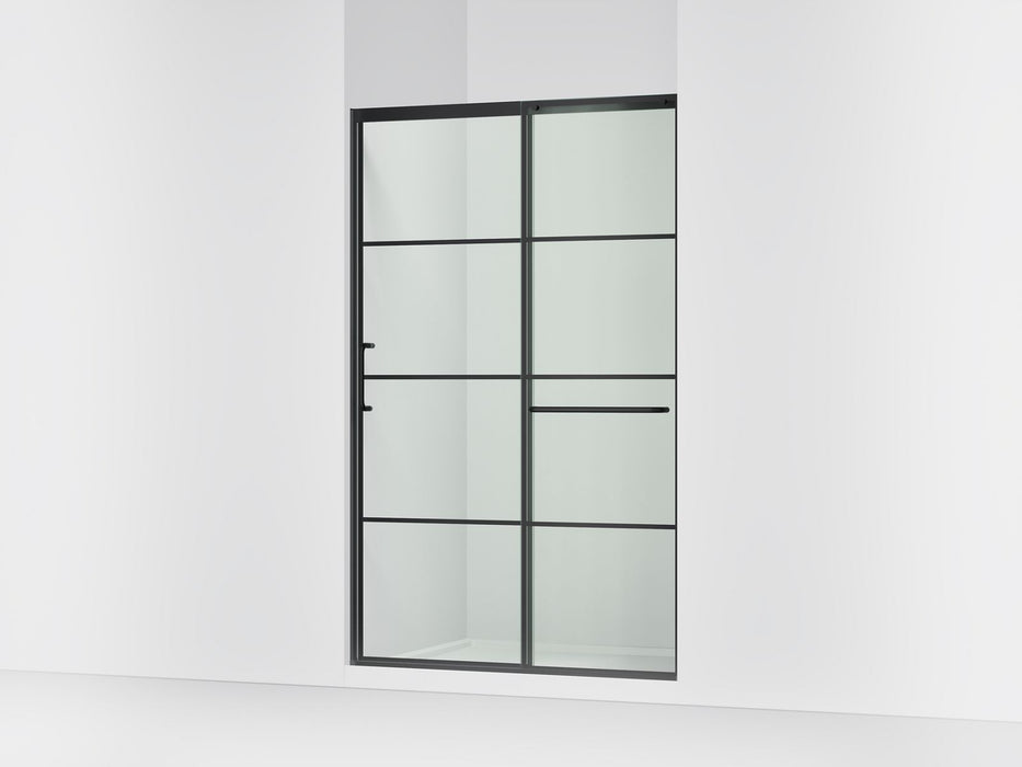 KOHLER K-707613-8G79 Elate Sliding shower door, 75-1/2" H x 44-1/4 - 47-5/8" W, with heavy 5/16" thick Crystal Clear gla