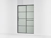 KOHLER K-707613-8G80 Elate Sliding shower door, 75-1/2" H x 44-1/4 - 47-5/8" W, with heavy 5/16" thick Frosted glass wit
