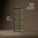 KOHLER K-707614-8G79 Elate Sliding shower door, 75-1/2" H x 50-1/4 - 53-5/8" W, with heavy 5/16" thick Crystal Clear gla
