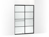 KOHLER K-707614-8G79 Elate Sliding shower door, 75-1/2" H x 50-1/4 - 53-5/8" W, with heavy 5/16" thick Crystal Clear gla