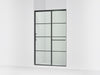 KOHLER K-707614-8G79 Elate Sliding shower door, 75-1/2" H x 50-1/4 - 53-5/8" W, with heavy 5/16" thick Crystal Clear gla