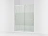 KOHLER K-707615-8G81 Elate Sliding shower door, 75-1/2" H x 56-1/4 - 59-5/8" W, with heavy 5/16" thick Crystal Clear...