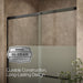 KOHLER K-707615-8G81 Elate Sliding shower door, 75-1/2" H x 56-1/4 - 59-5/8" W, with heavy 5/16" thick Crystal Clear...