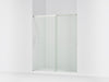 KOHLER K-707615-8L Elate Tall 75-1/2" H sliding shower door with 5/16"-thick glass, bright silver